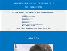 Tablet Screenshot of michaelrichards.us